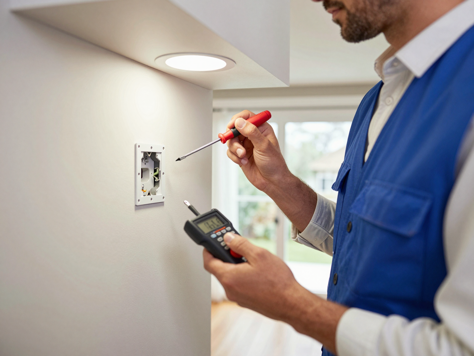 Residential electrical lighting installation